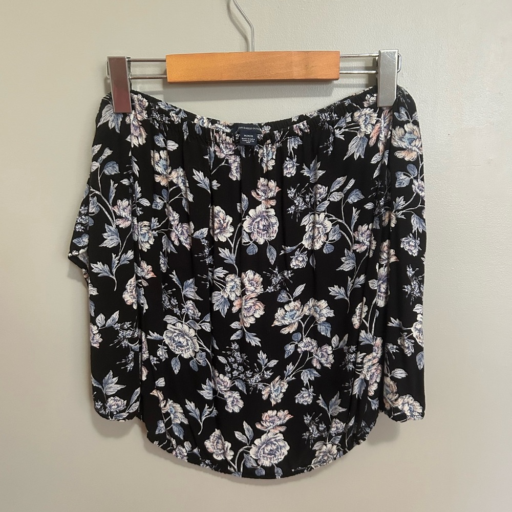 Off the shoulder floral top